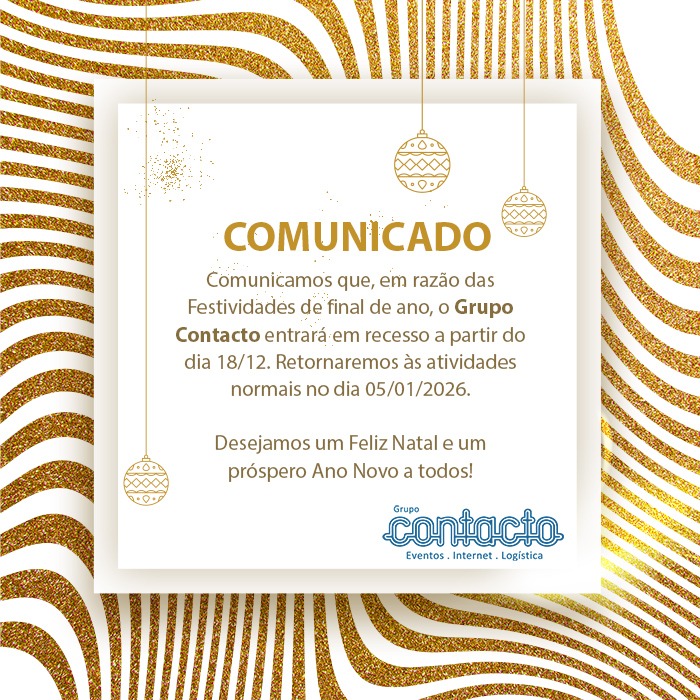 Aviso de Férias Coletivas